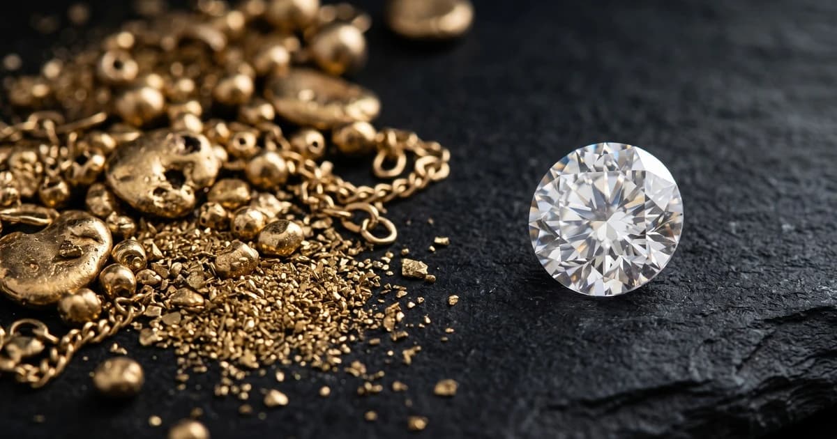 Sustentabilidade na joalheria: diamantes de laboratório e metais reciclados